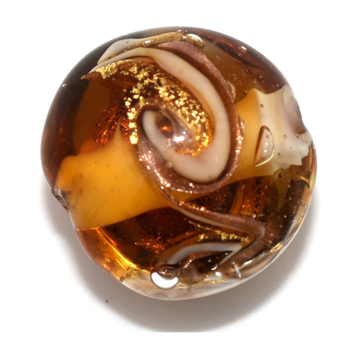 Collana Donna Vetro Murano e Pietra Lavica Argento