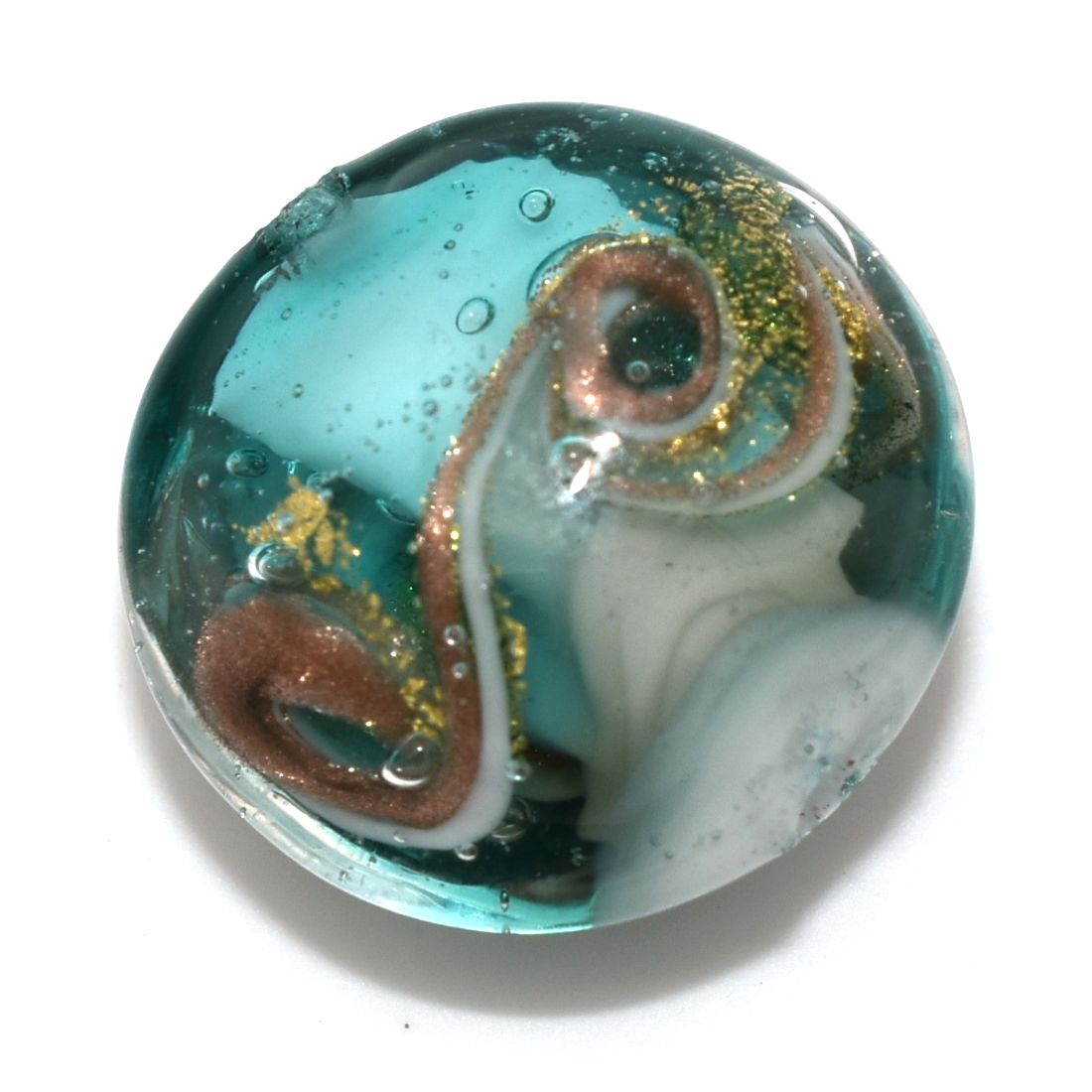 Collana Donna Vetro Murano e Pietra Lavica Argento