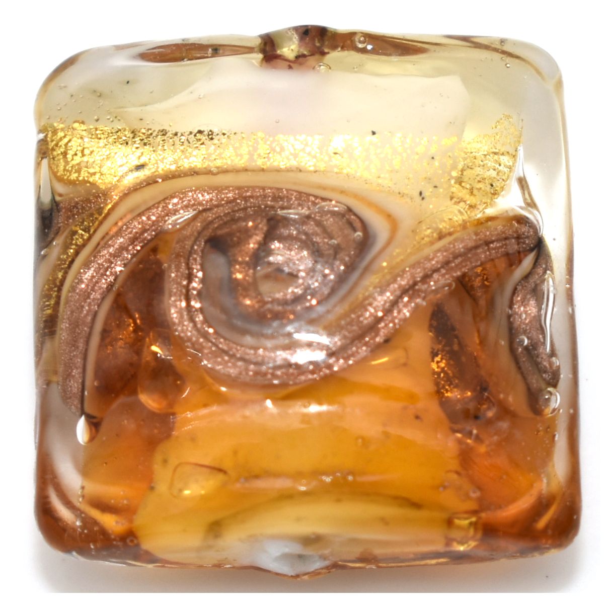 Collana Donna Vetro di Murano e Pietra Lavica