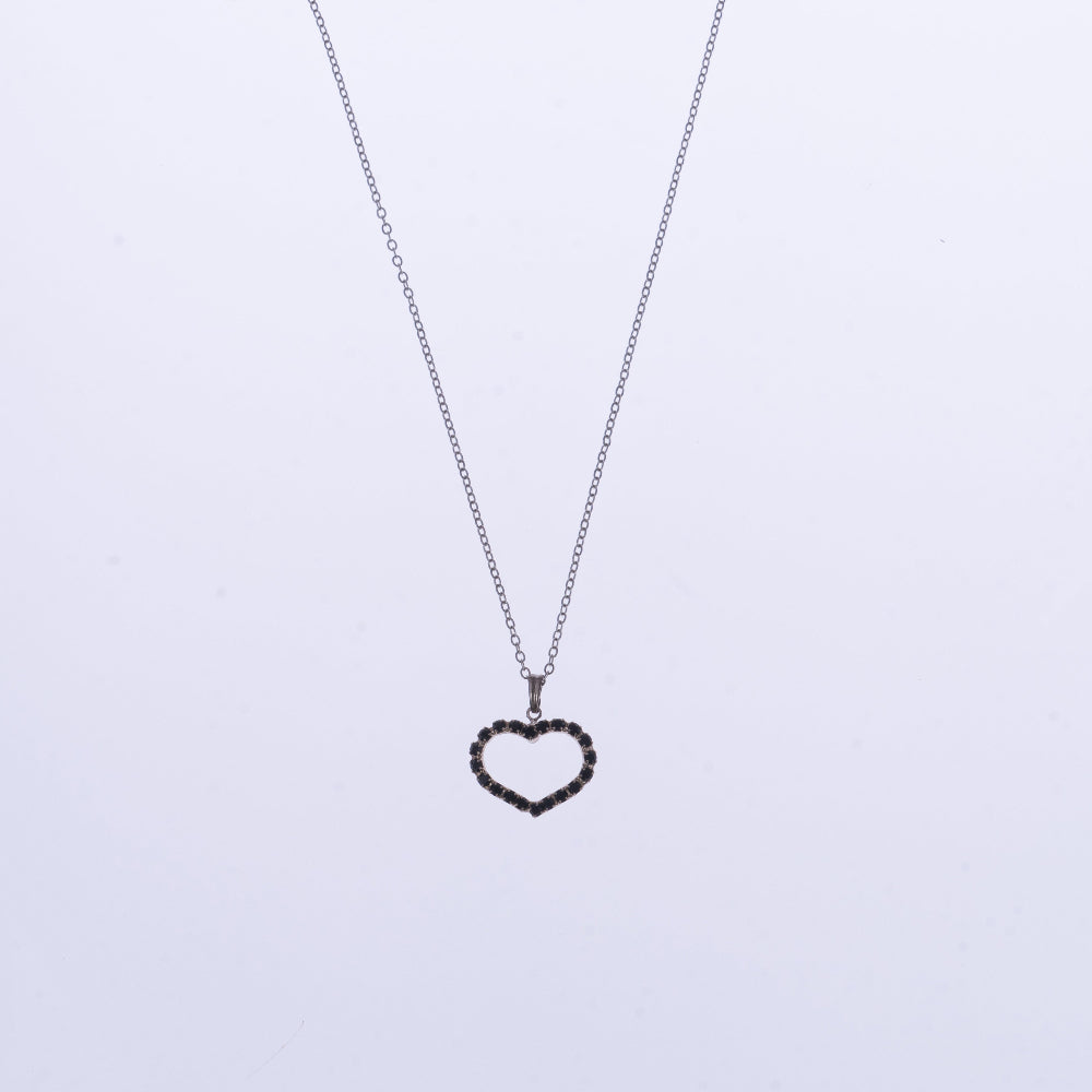 Collana Donna Pendente Cuore Strass Cristalli Swarovski