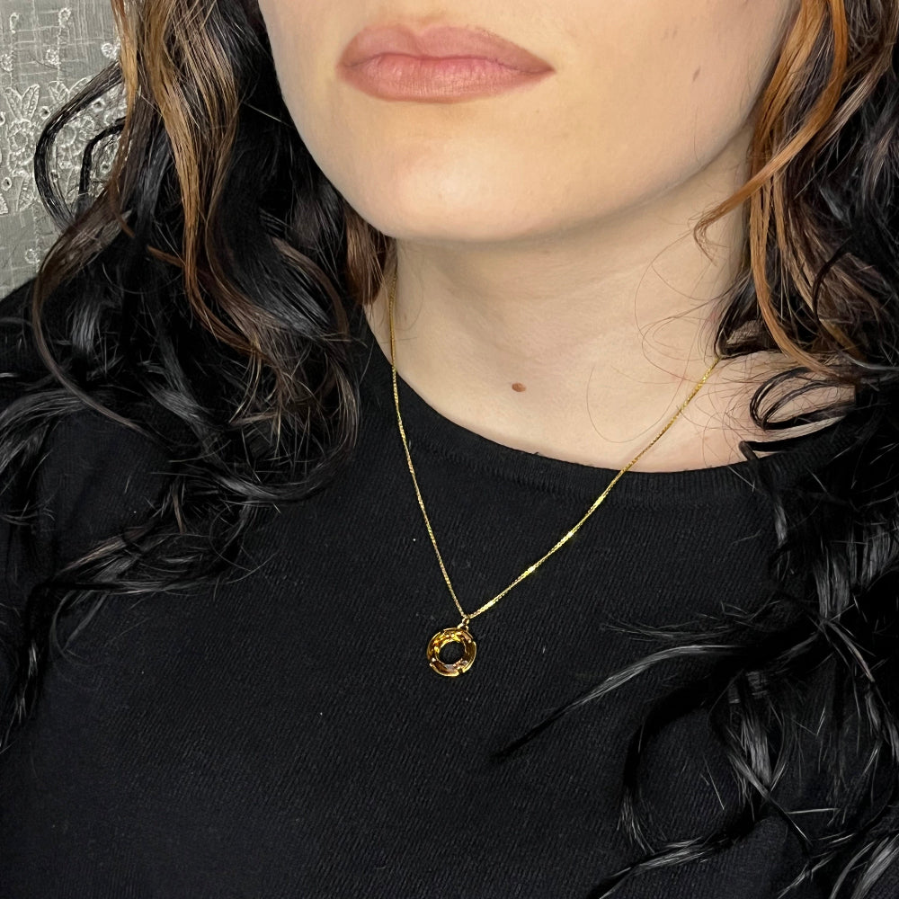 Collana Swarovski Ciondolo Cerchio